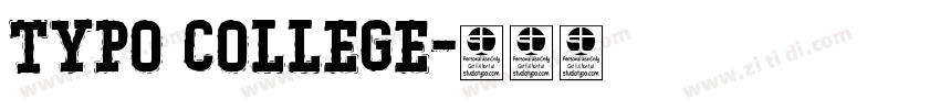 Typo College字体转换